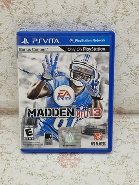 Madden NFL 13 Sony PS Vita Game Complete CIB Good Condition